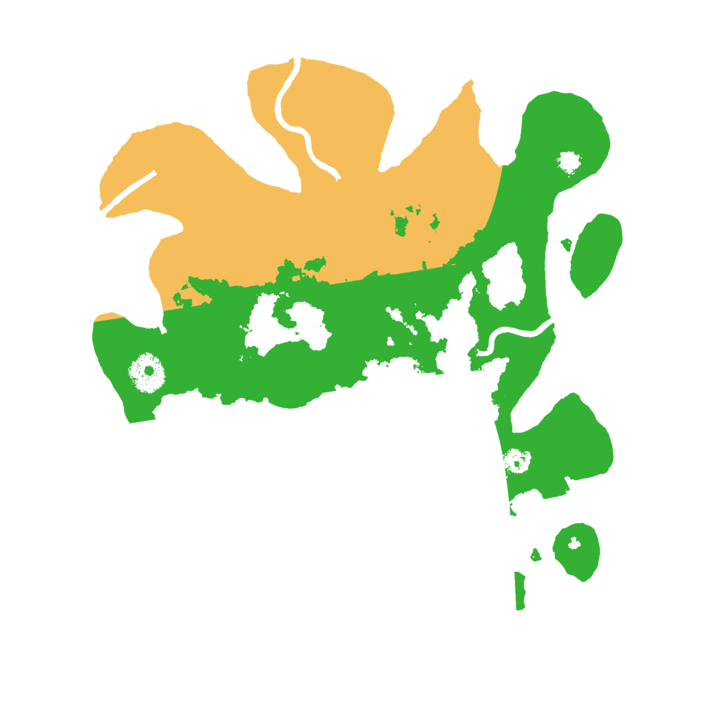 Biome Rust Map: Procedural Map, Size: 2900, Seed: 445693831