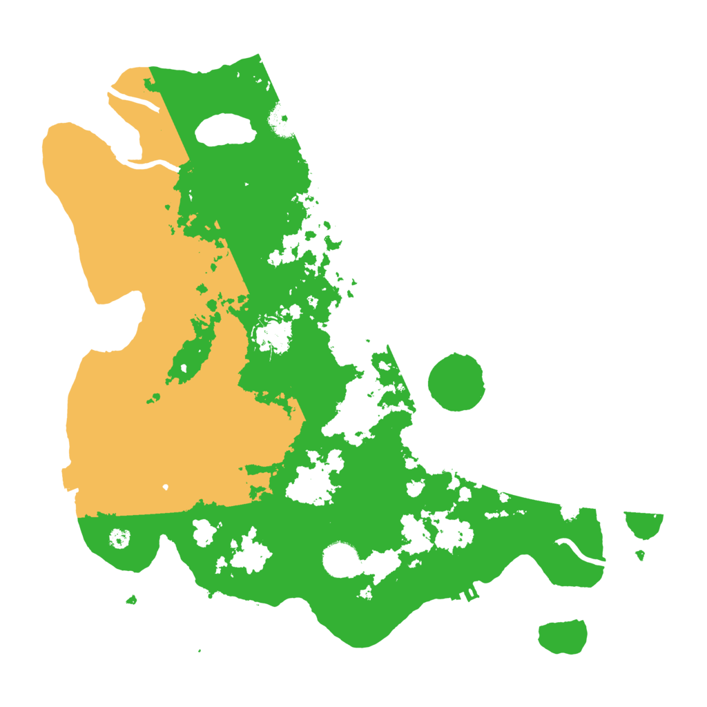 Biome Rust Map: Procedural Map, Size: 3500, Seed: 261429911