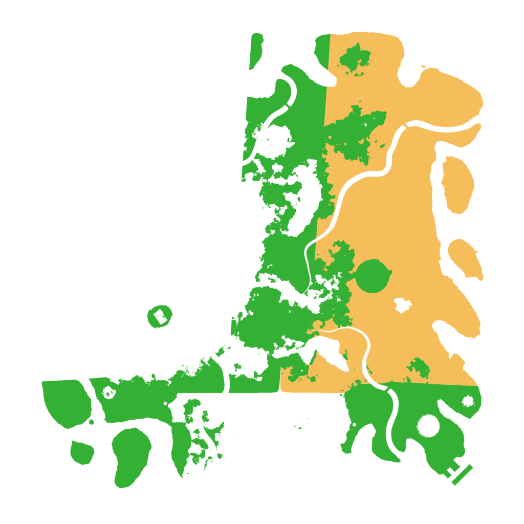 Biome Rust Map: Procedural Map, Size: 4136, Seed: 1237