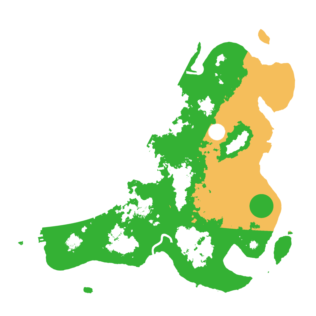 Biome Rust Map: Procedural Map, Size: 3500, Seed: 1526424980