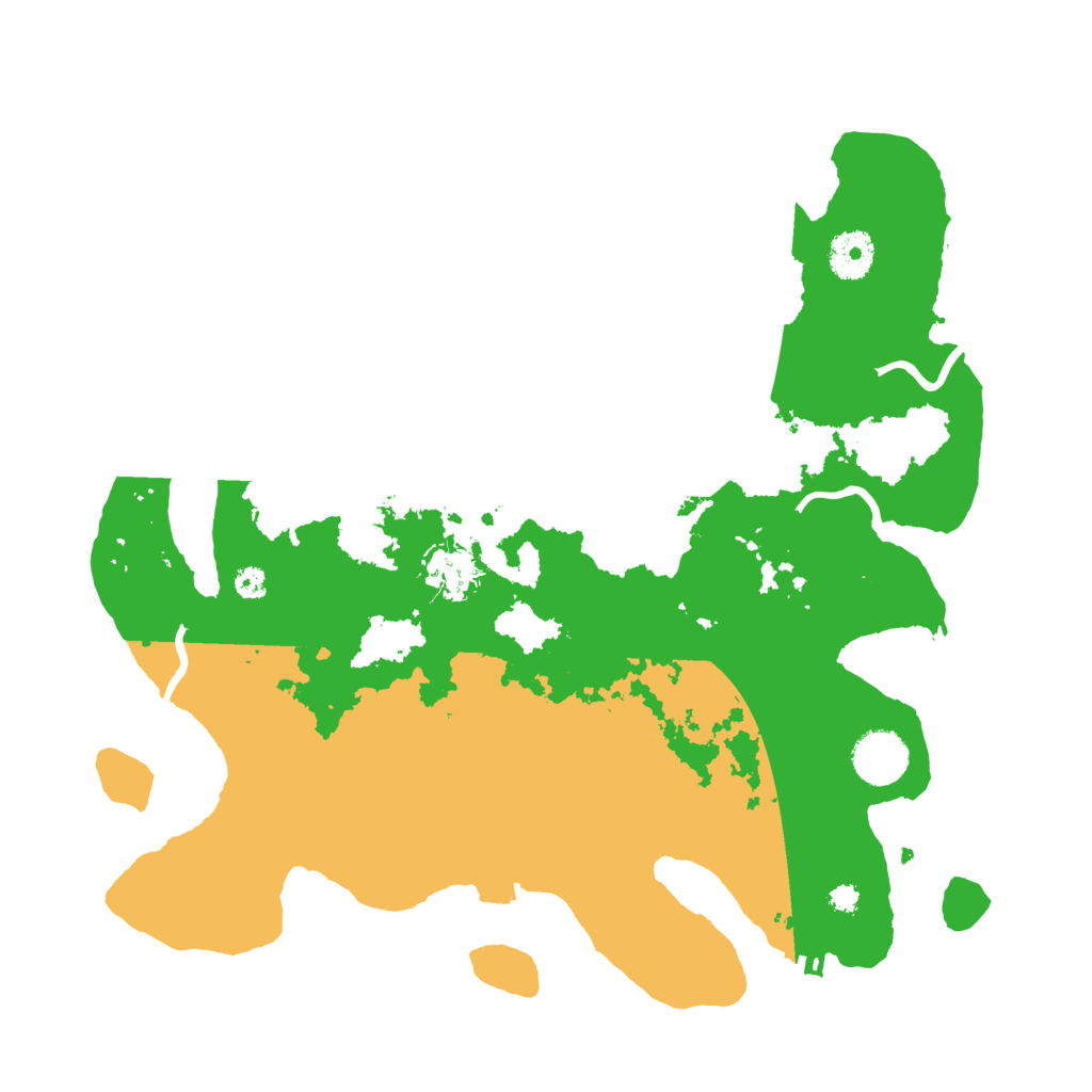 Biome Rust Map: Procedural Map, Size: 3500, Seed: 9328