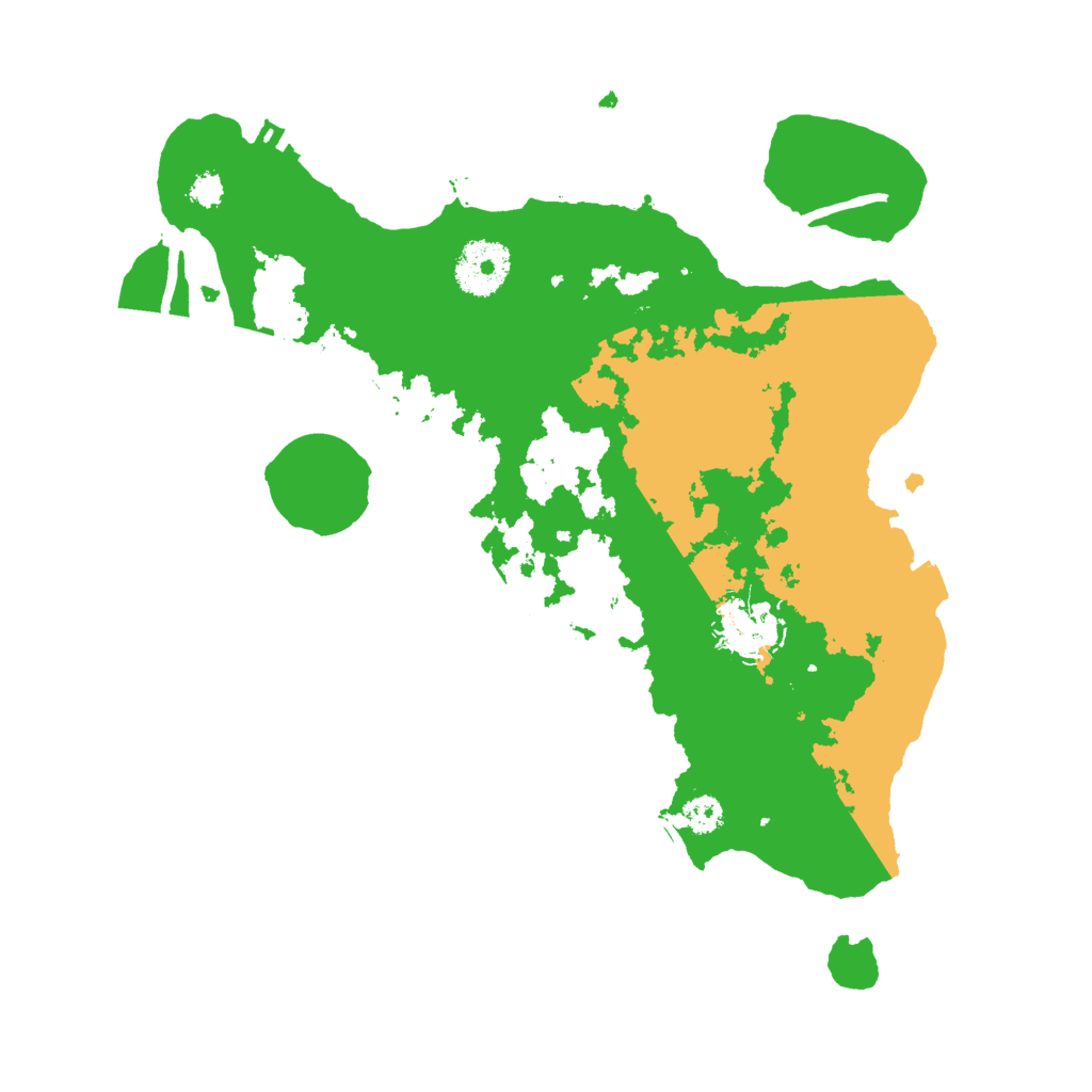 Biome Rust Map: Procedural Map, Size: 3000, Seed: 965645238