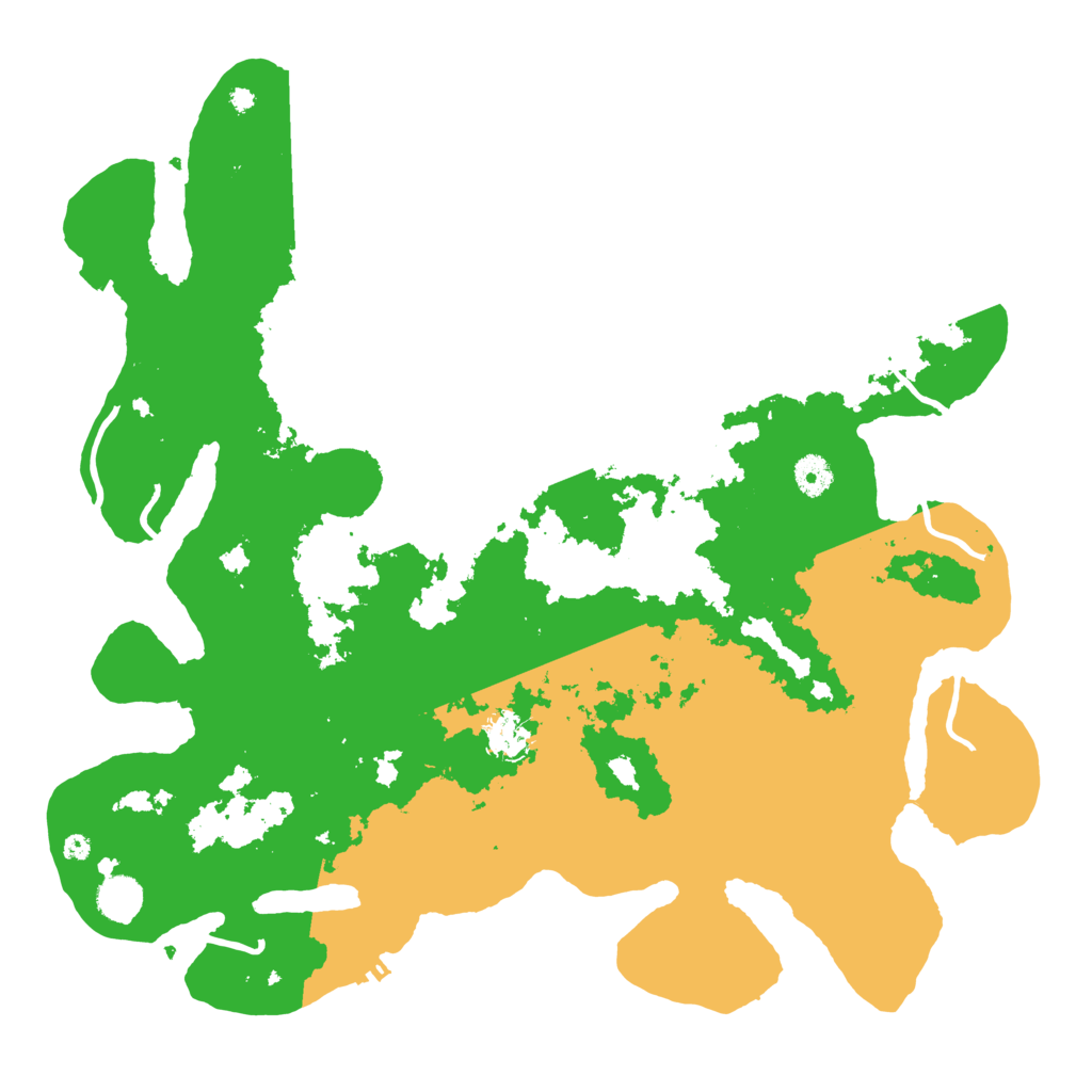 Biome Rust Map: Procedural Map, Size: 4200, Seed: 608468423