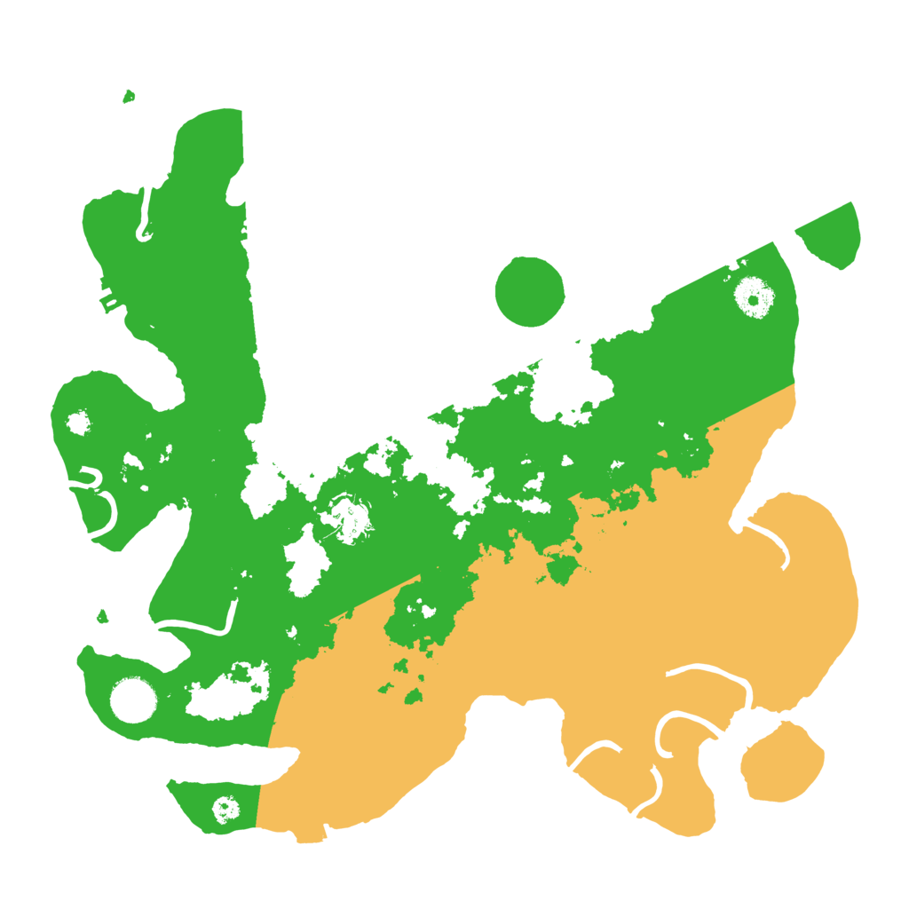 Biome Rust Map: Procedural Map, Size: 3500, Seed: 2074789183