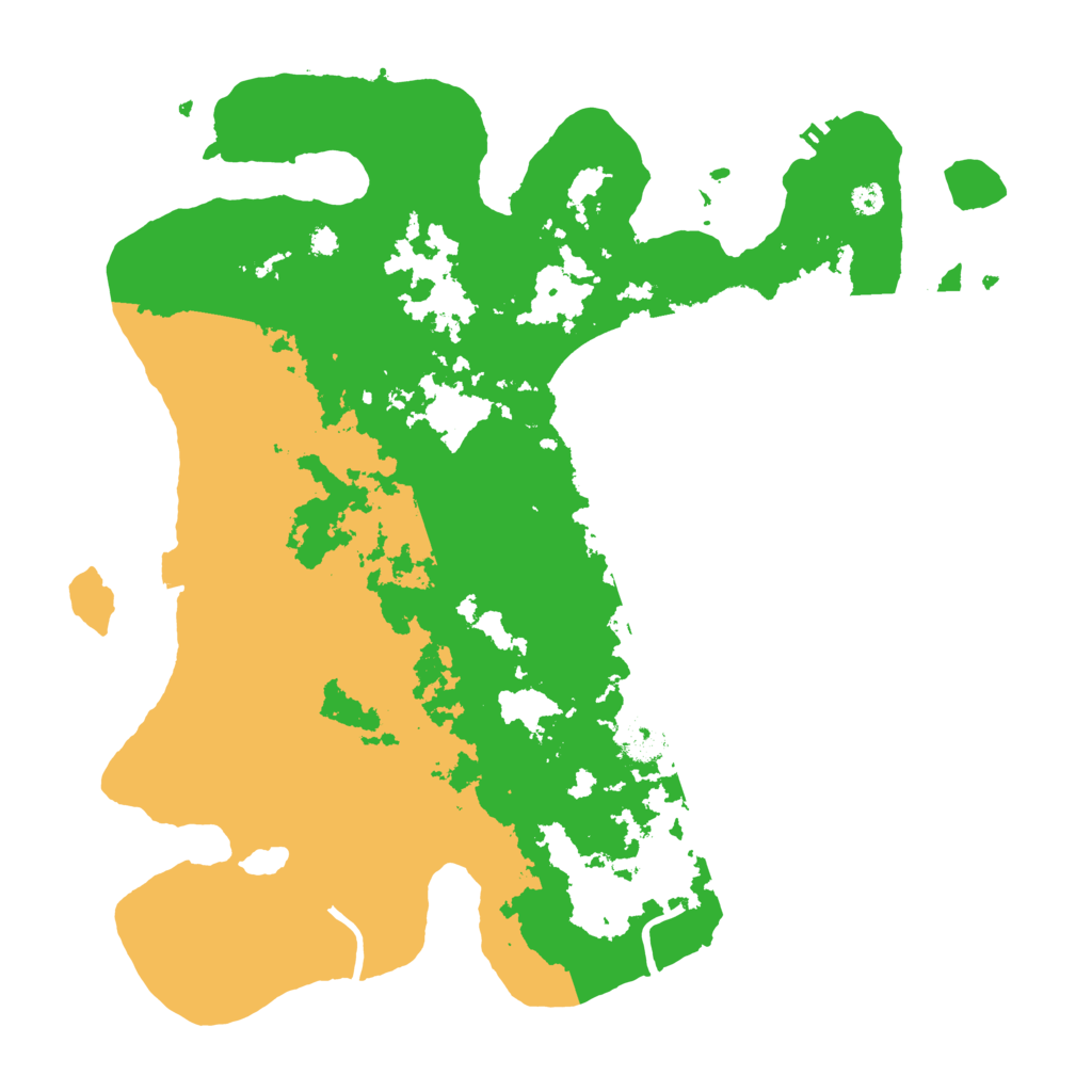 Biome Rust Map: Procedural Map, Size: 3500, Seed: 704540007