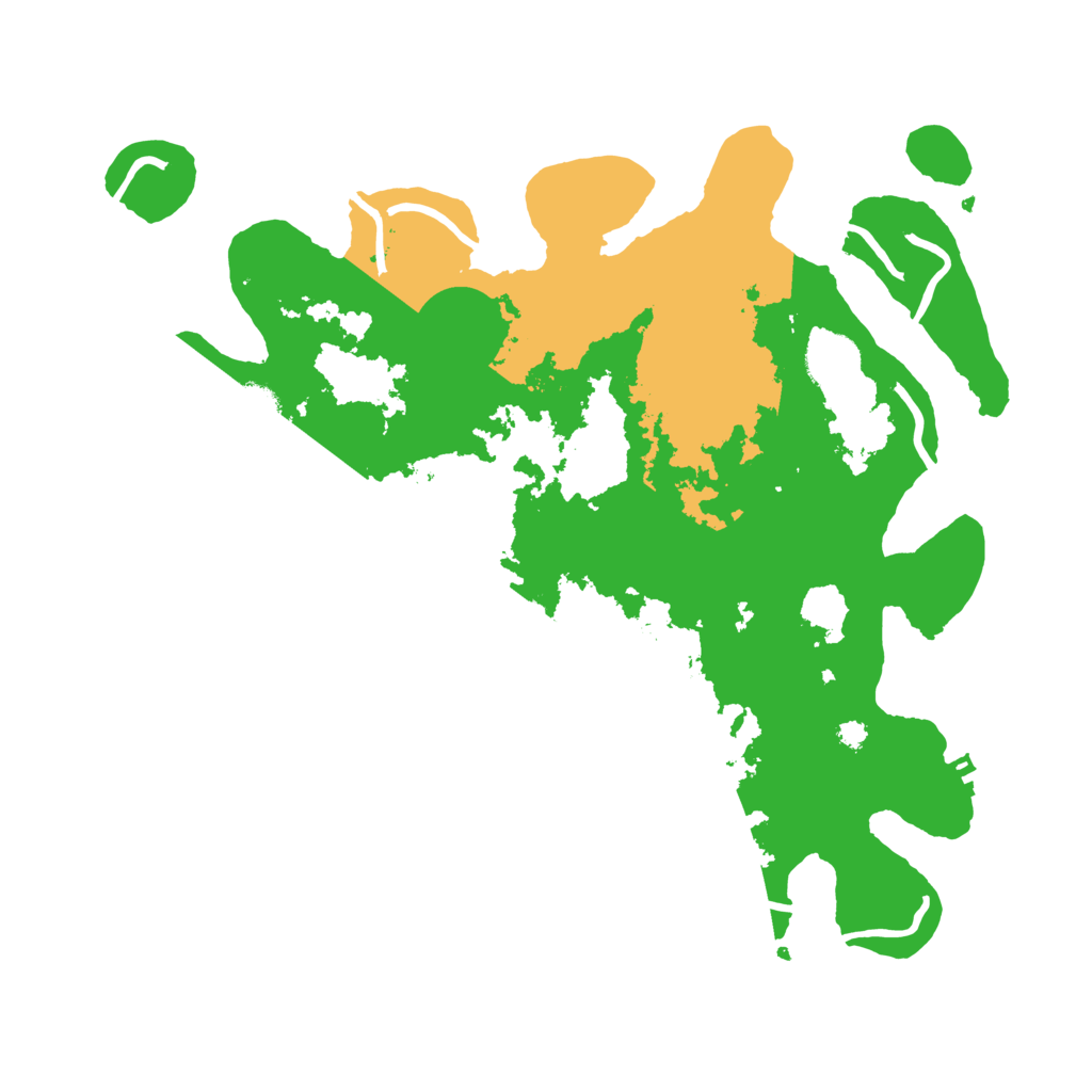 Biome Rust Map: Procedural Map, Size: 3550, Seed: 39456607