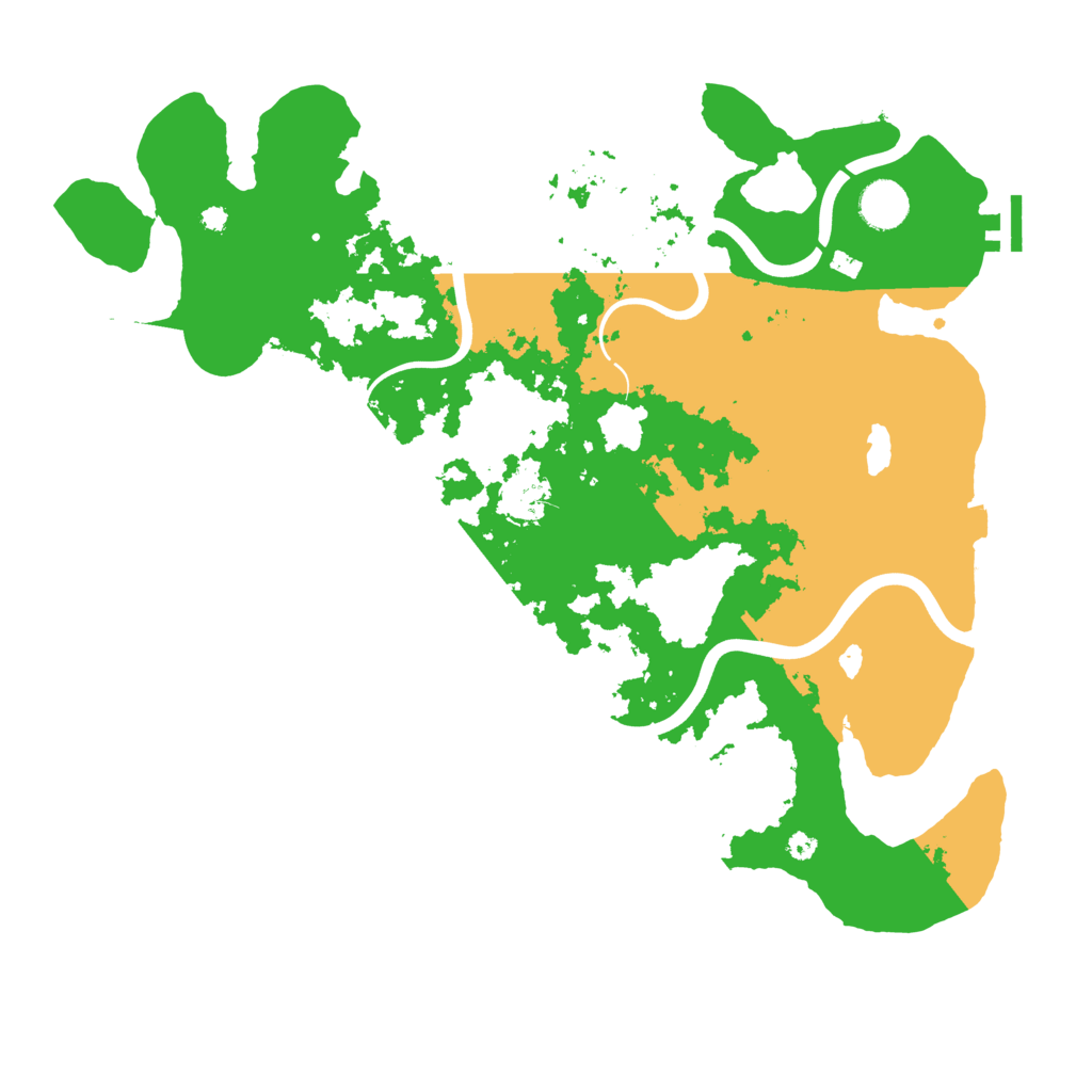 Biome Rust Map: Procedural Map, Size: 3900, Seed: 89161674