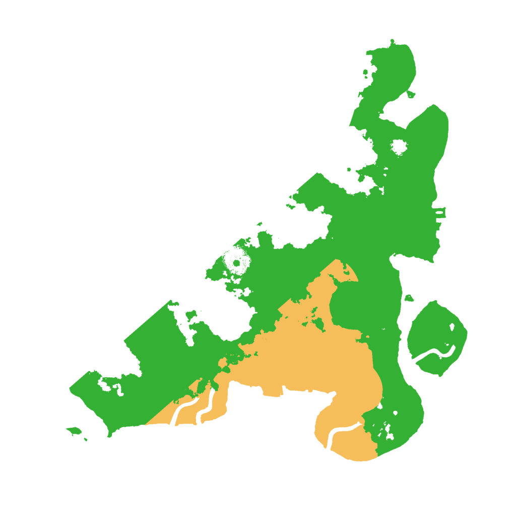 Biome Rust Map: Procedural Map, Size: 3000, Seed: 916574780