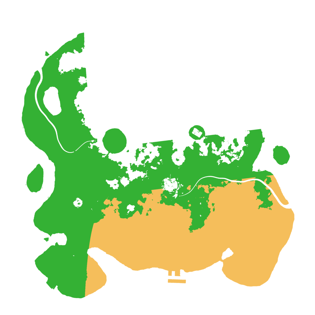 Biome Rust Map: Procedural Map, Size: 3550, Seed: 40416009