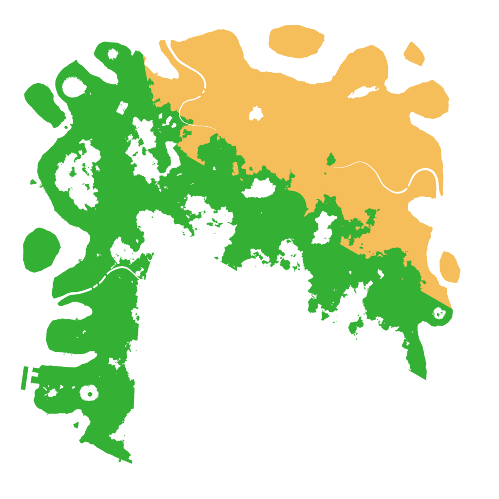 Biome Rust Map: Procedural Map, Size: 4300, Seed: 50023458