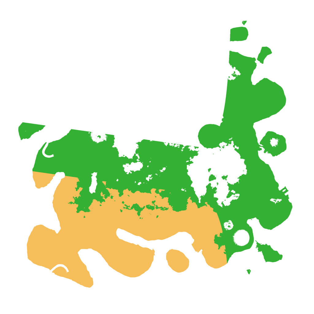 Biome Rust Map: Procedural Map, Size: 3450, Seed: 79001552