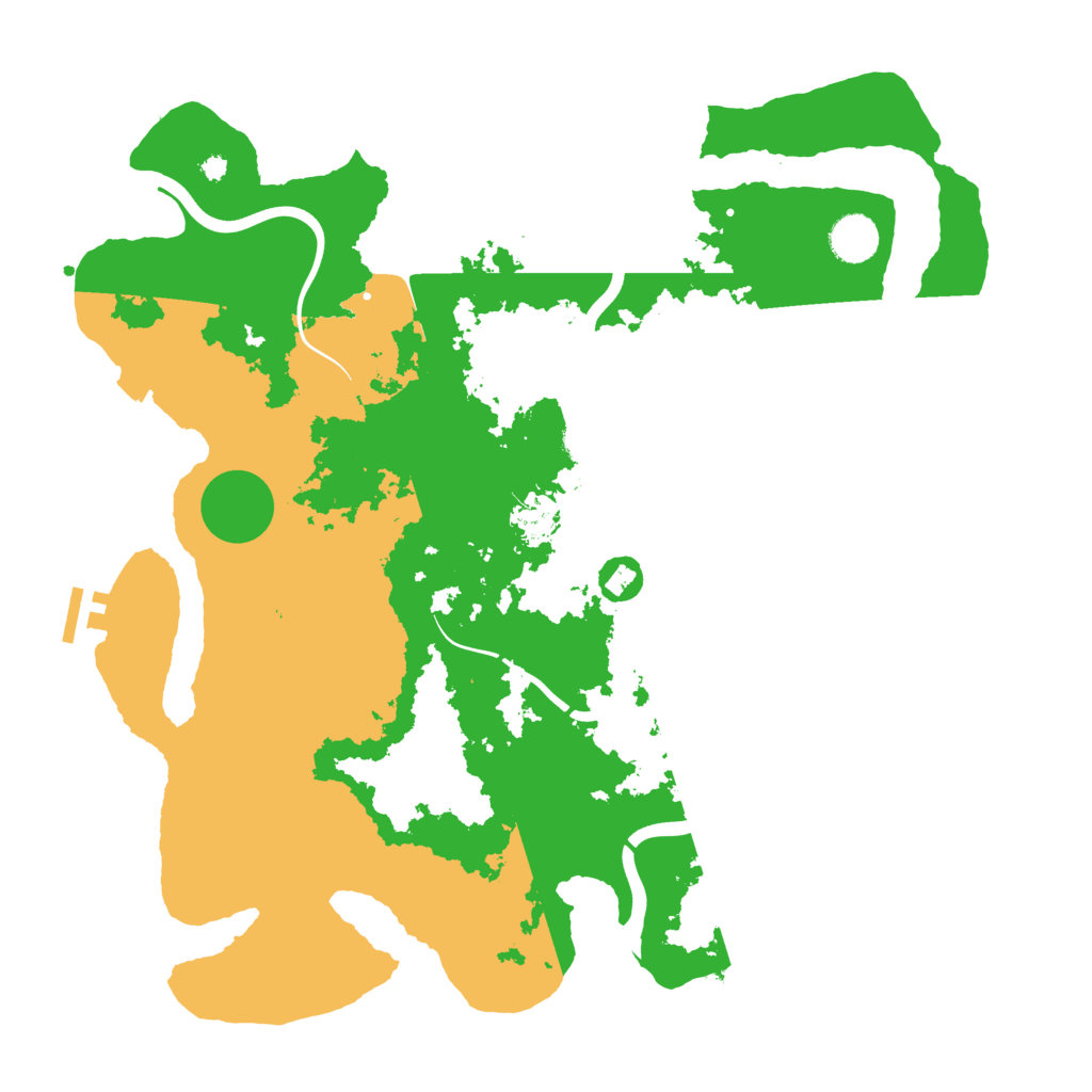 Biome Rust Map: Procedural Map, Size: 3950, Seed: 79000064