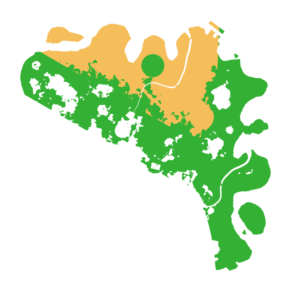 Biome Rust Map: Procedural Map, Size: 3450, Seed: 95330961