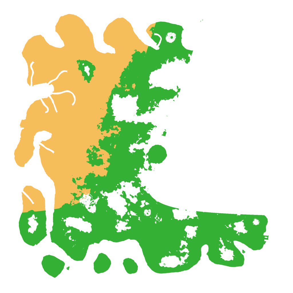 Biome Rust Map: Procedural Map, Size: 4300, Seed: 22436137
