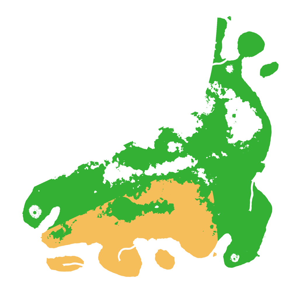 Biome Rust Map: Procedural Map, Size: 3600, Seed: 16509442