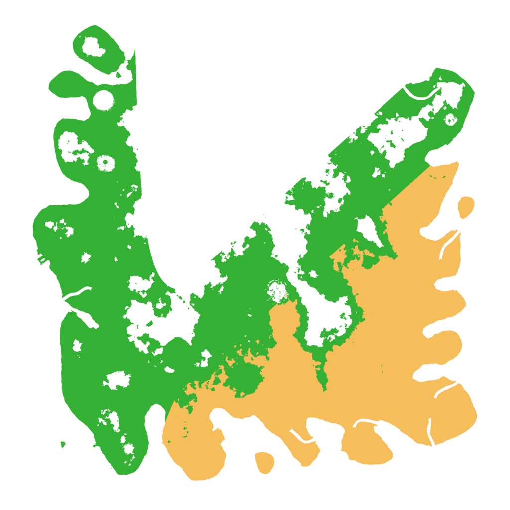 Biome Rust Map: Procedural Map, Size: 4400, Seed: 24203085