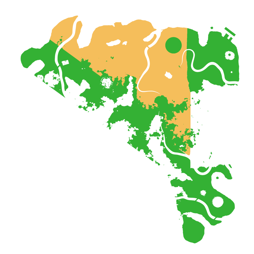 Biome Rust Map: Procedural Map, Size: 4100, Seed: 3692698