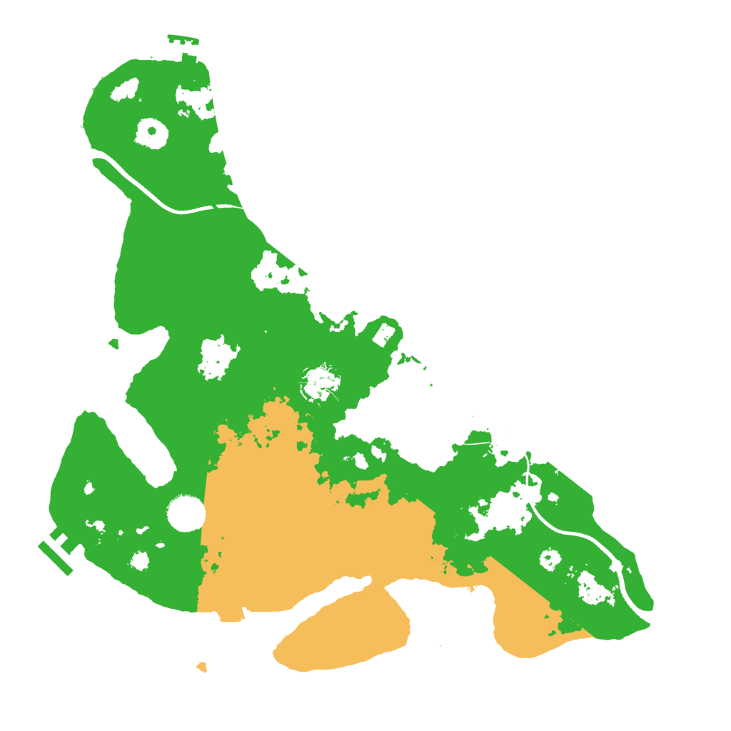 Biome Rust Map: Procedural Map, Size: 3500, Seed: 56904500
