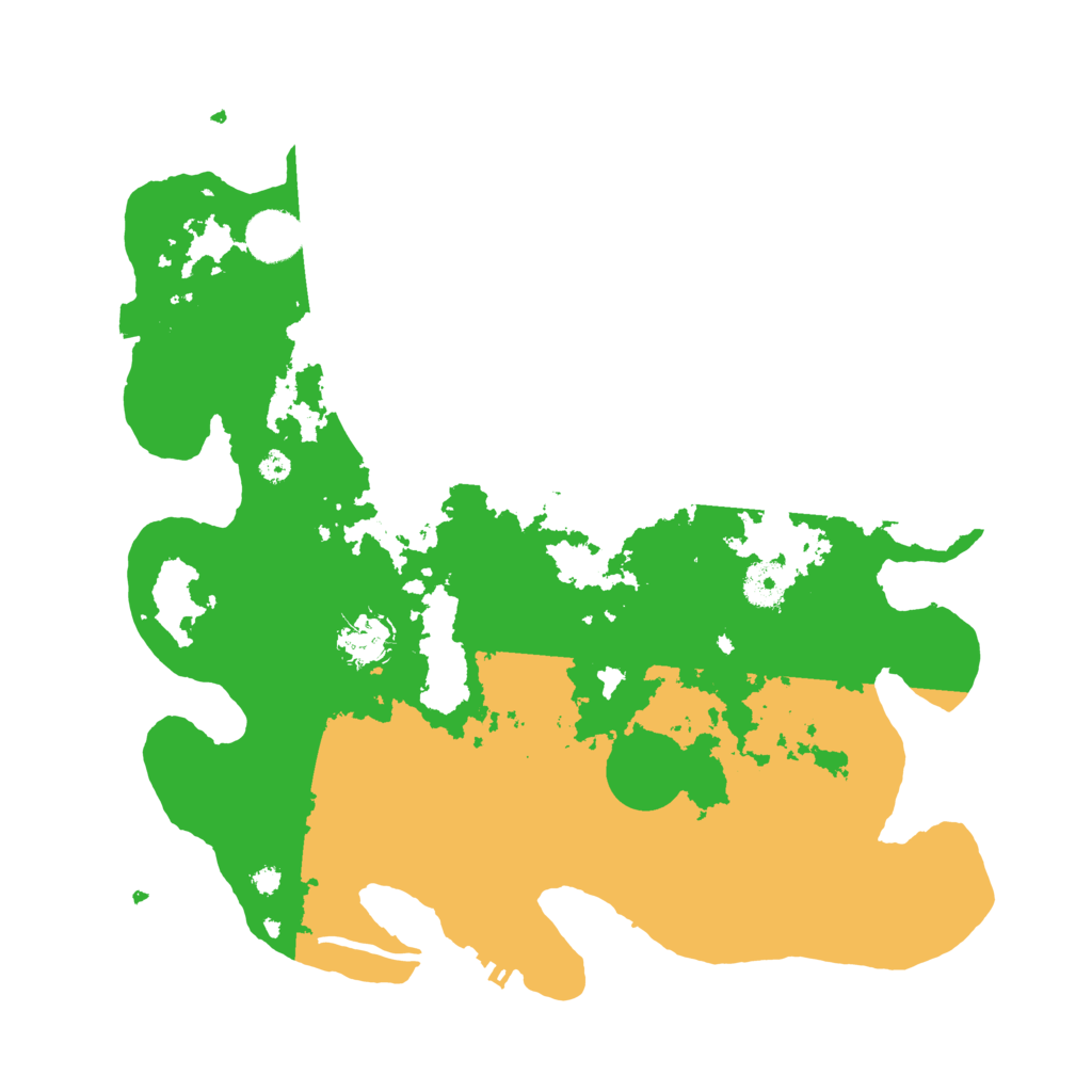 Biome Rust Map: Procedural Map, Size: 3650, Seed: 35065188