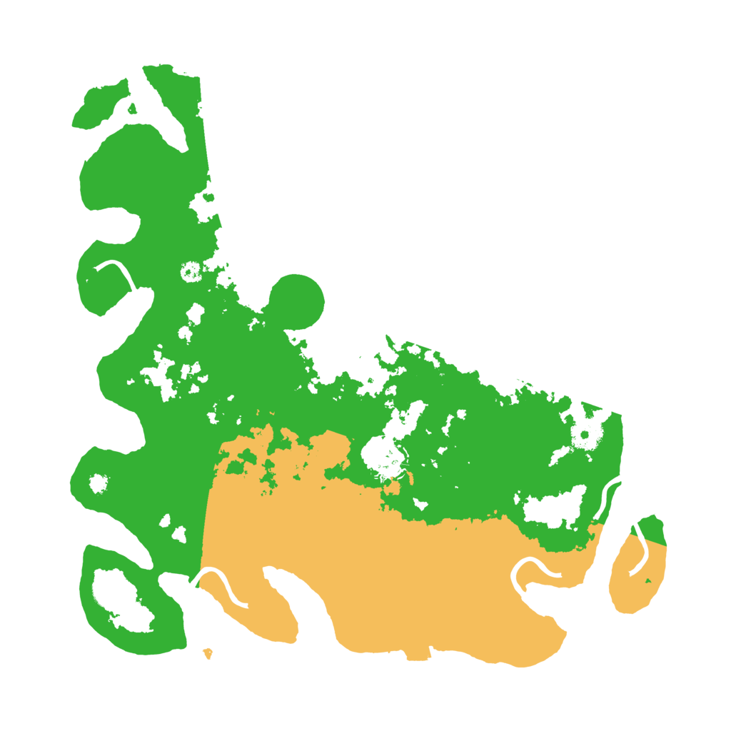 Biome Rust Map: Procedural Map, Size: 3500, Seed: 38743234