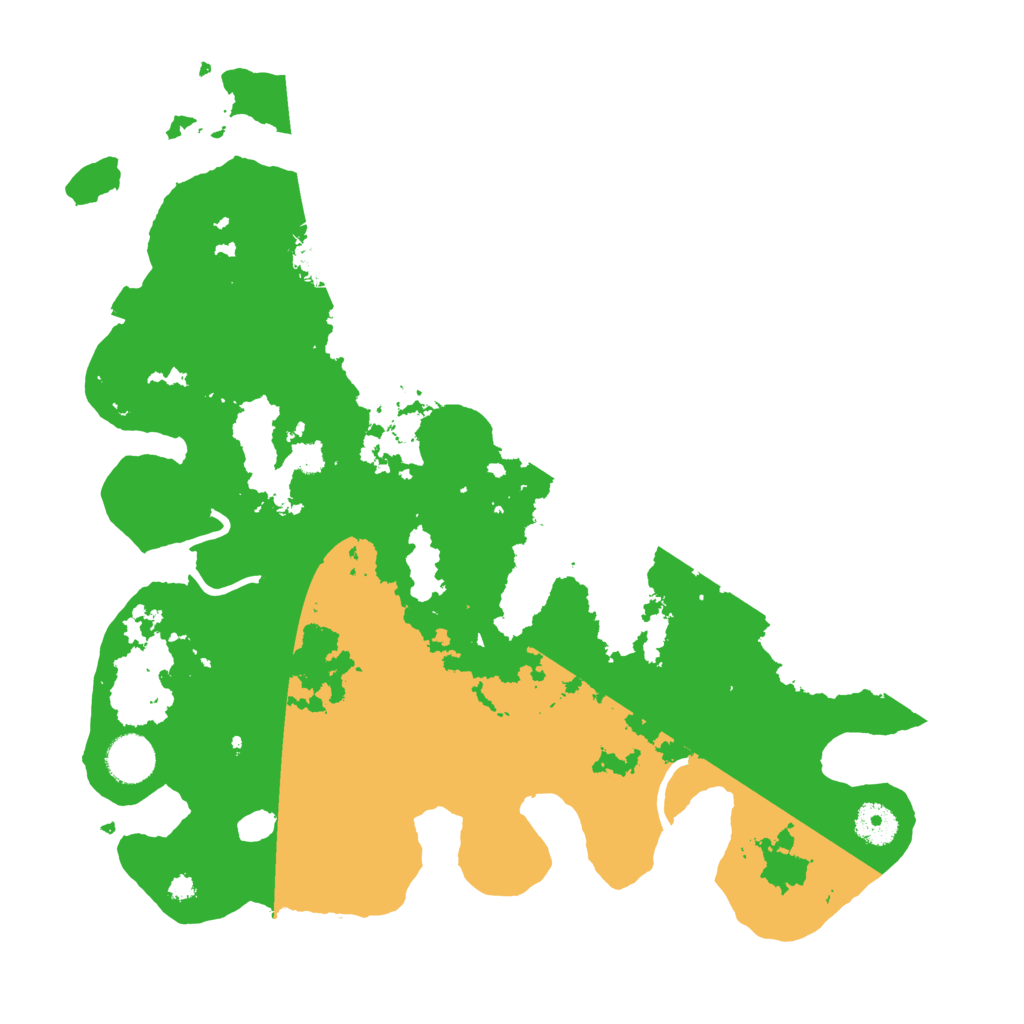 Biome Rust Map: Procedural Map, Size: 3700, Seed: 33295943
