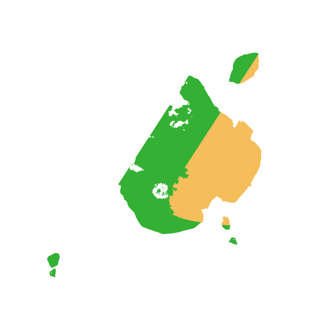 Biome Rust Map: Procedural Map, Size: 2000, Seed: 124155