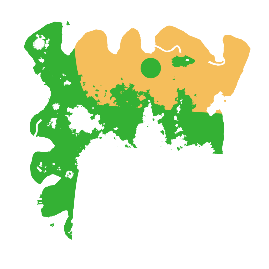 Biome Rust Map: Procedural Map, Size: 3500, Seed: 2099366288