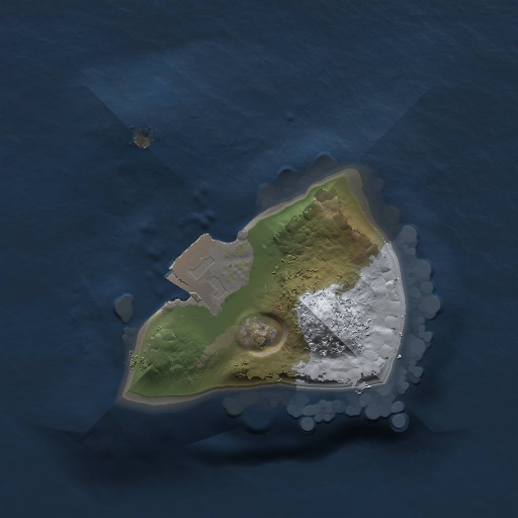Rust Map: Procedural Map, Size: 1000, Seed: 572223070, 1 Monuments