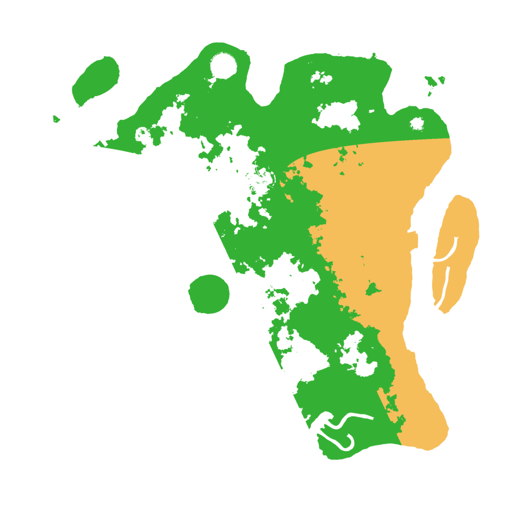 Biome Rust Map: Procedural Map, Size: 3500, Seed: 783314297
