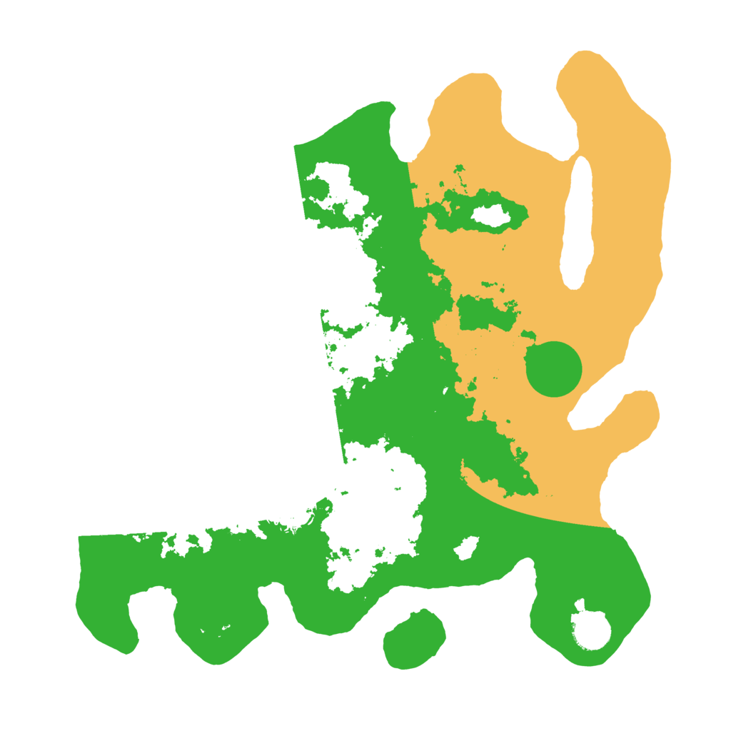 Biome Rust Map: Barren, Size: 3450, Seed: 29889591