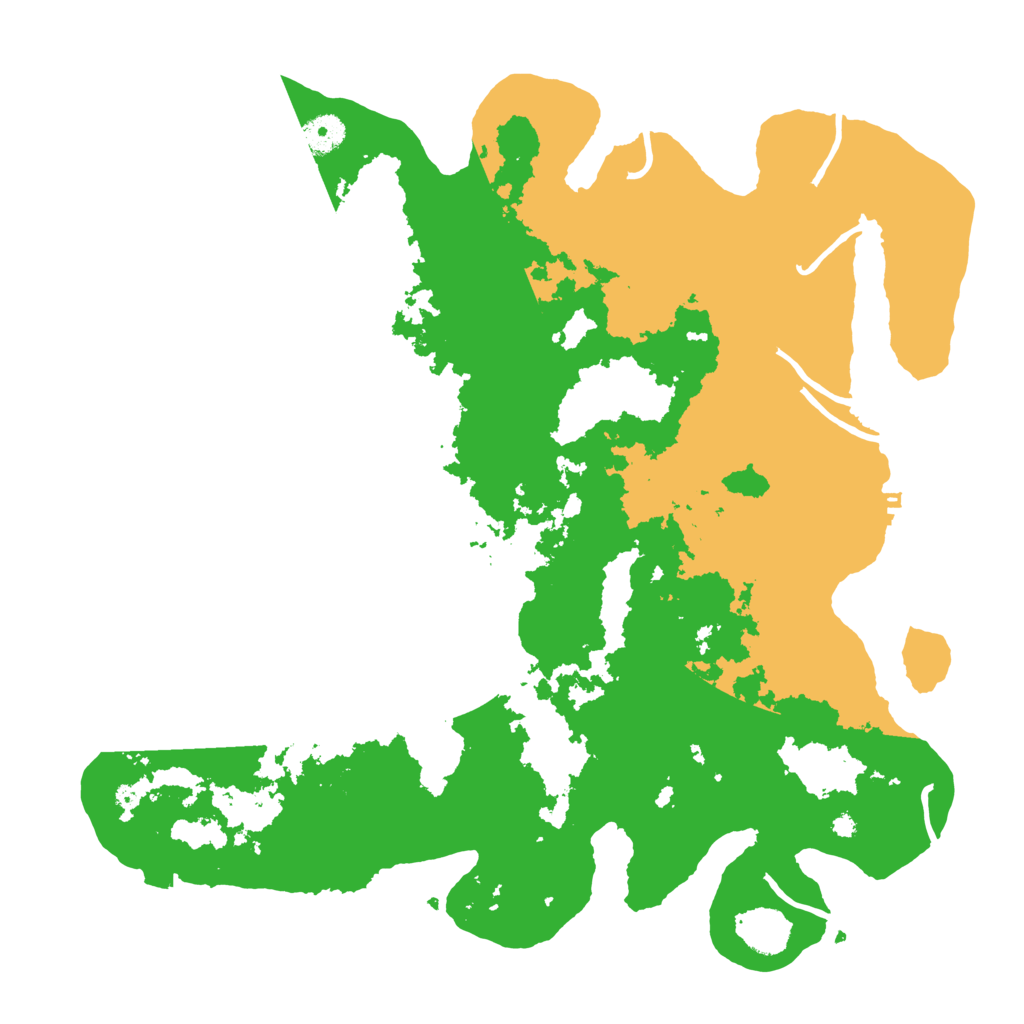 Biome Rust Map: Procedural Map, Size: 4100, Seed: 74816300