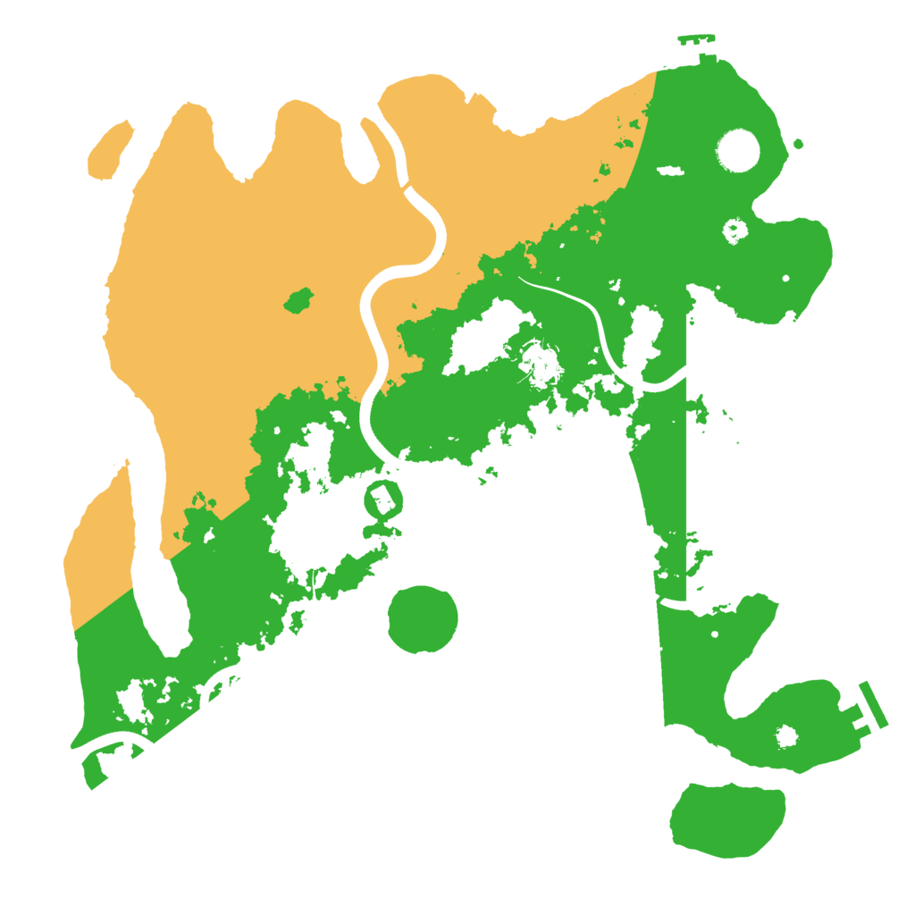 Biome Rust Map: Procedural Map, Size: 3750, Seed: 53479811