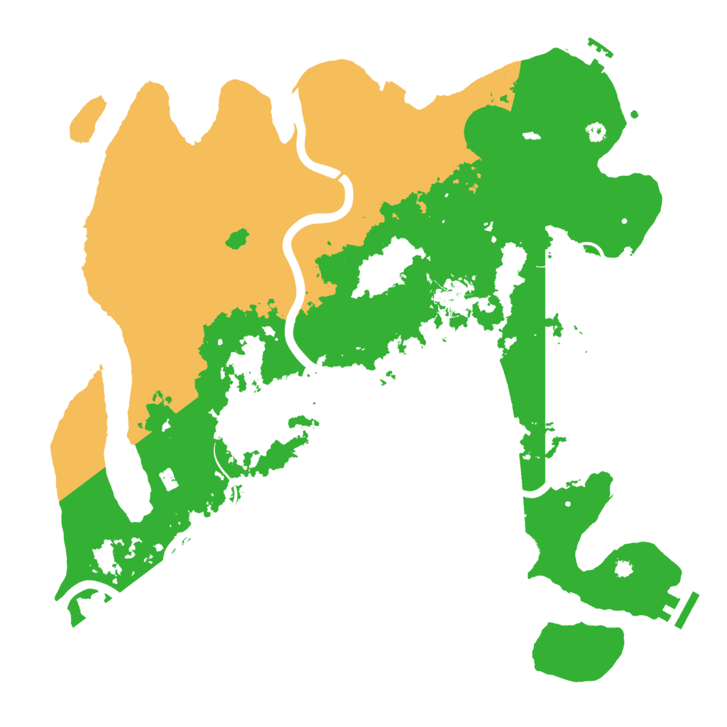 Biome Rust Map: Procedural Map, Size: 3750, Seed: 53479811