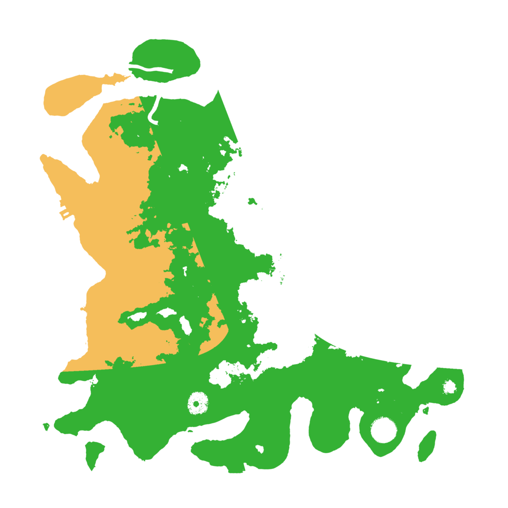 Biome Rust Map: Procedural Map, Size: 3500, Seed: 169724721