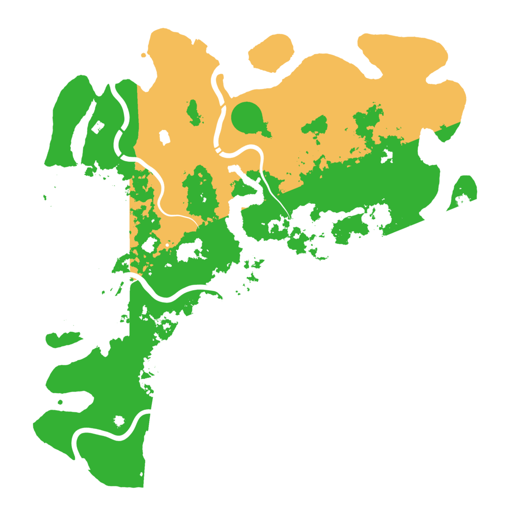 Biome Rust Map: Procedural Map, Size: 4400, Seed: 26608083