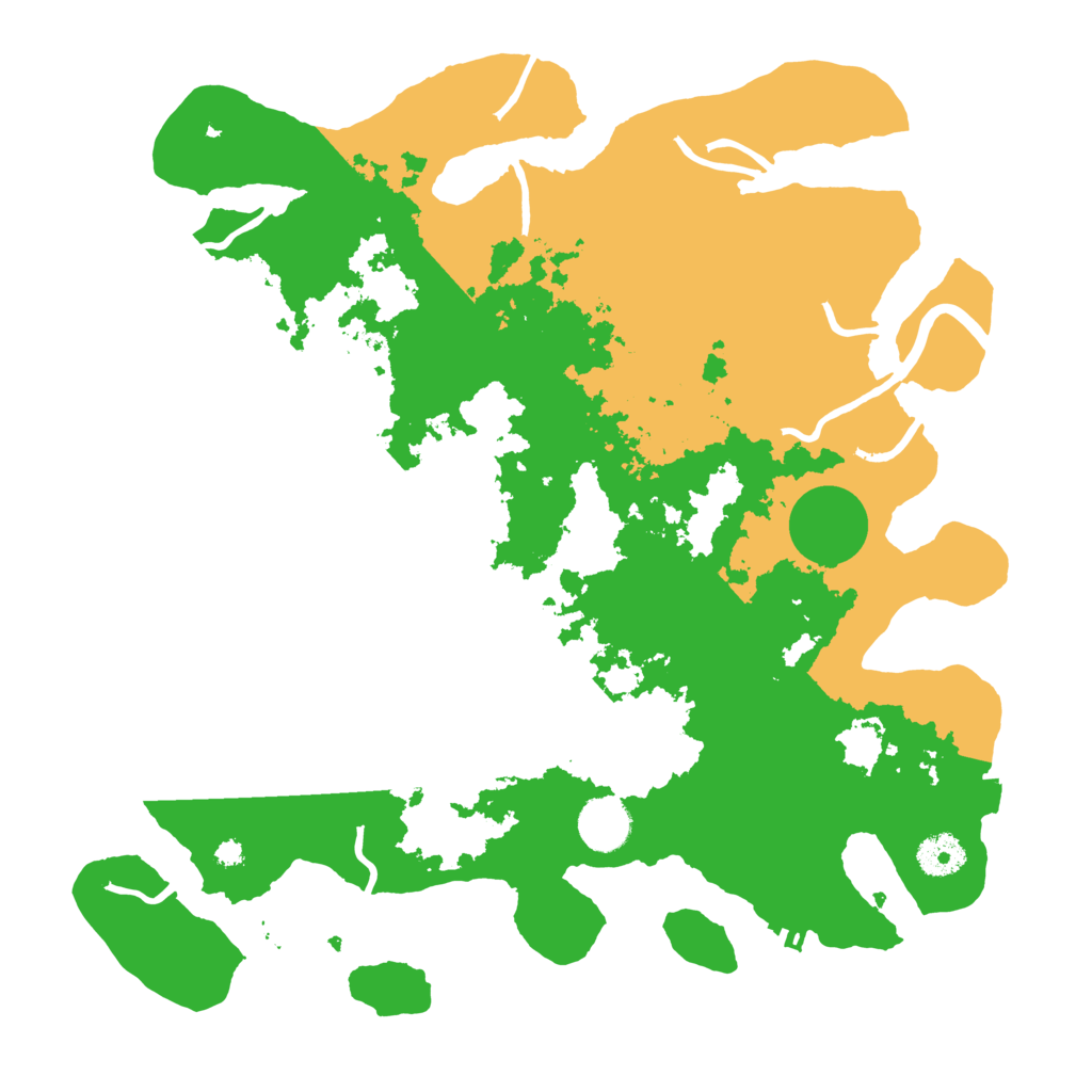 Biome Rust Map: Procedural Map, Size: 3650, Seed: 53127358