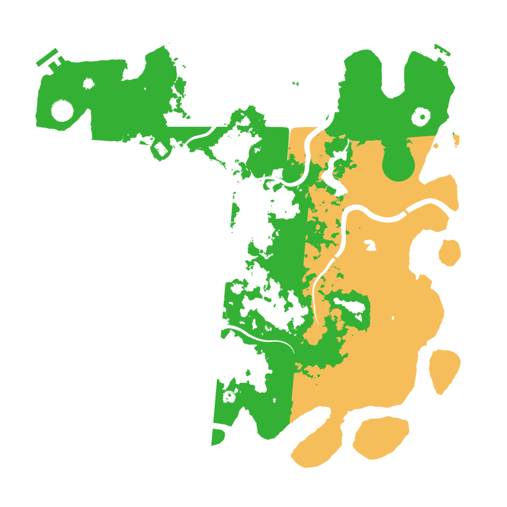 Biome Rust Map: Procedural Map, Size: 4100, Seed: 9173116