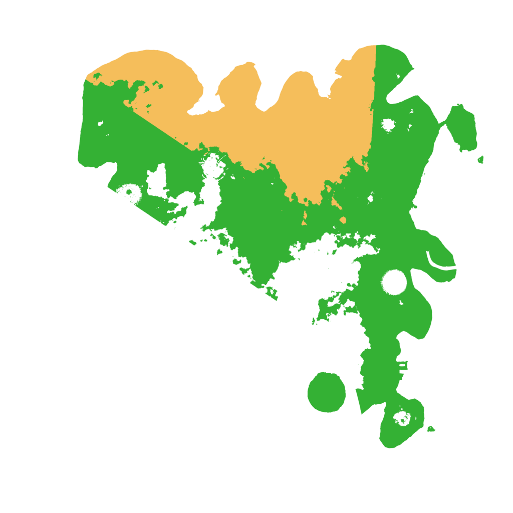 Biome Rust Map: Procedural Map, Size: 3600, Seed: 52169387