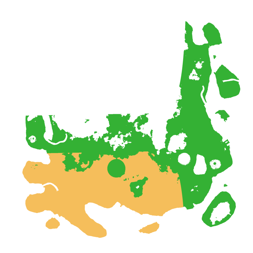 Biome Rust Map: Procedural Map, Size: 3700, Seed: 36895071