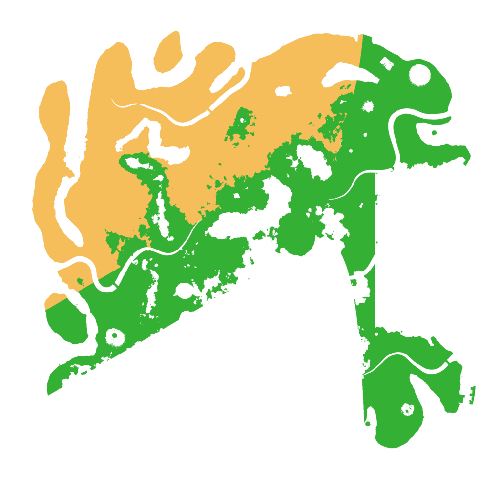 Biome Rust Map: Procedural Map, Size: 4100, Seed: 81180531