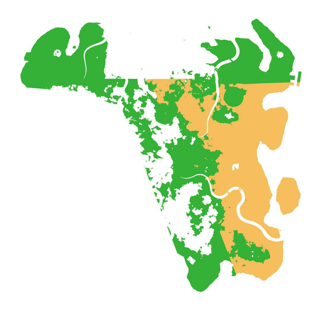 Biome Rust Map: Procedural Map, Size: 4250, Seed: 75800256