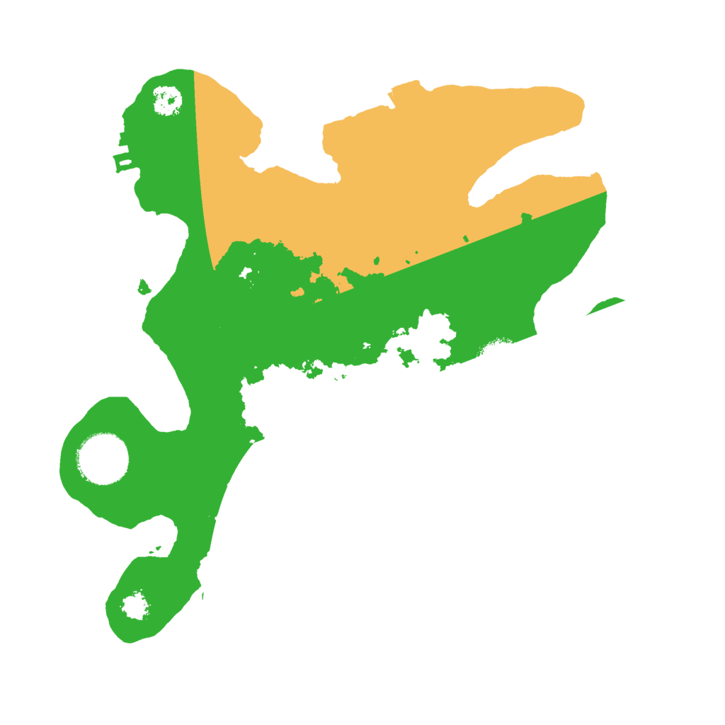 Biome Rust Map: Procedural Map, Size: 2500, Seed: 85777528
