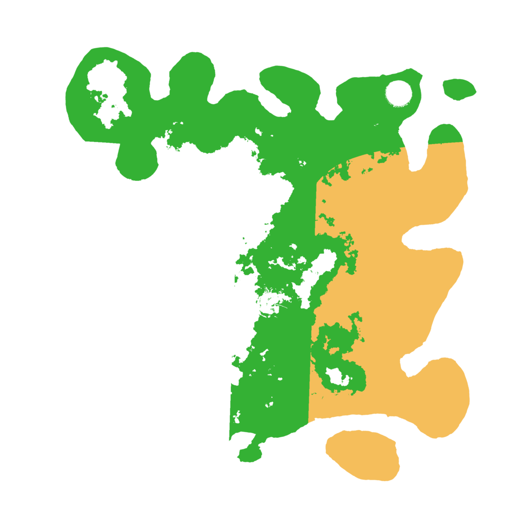 Biome Rust Map: Barren, Size: 3500, Seed: 38000809