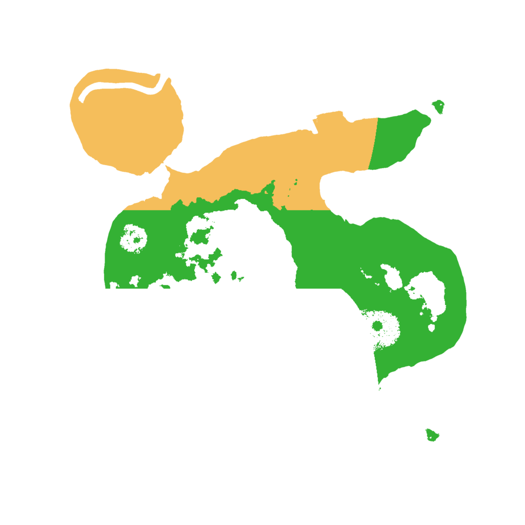 Biome Rust Map: Procedural Map, Size: 2000, Seed: 877005175