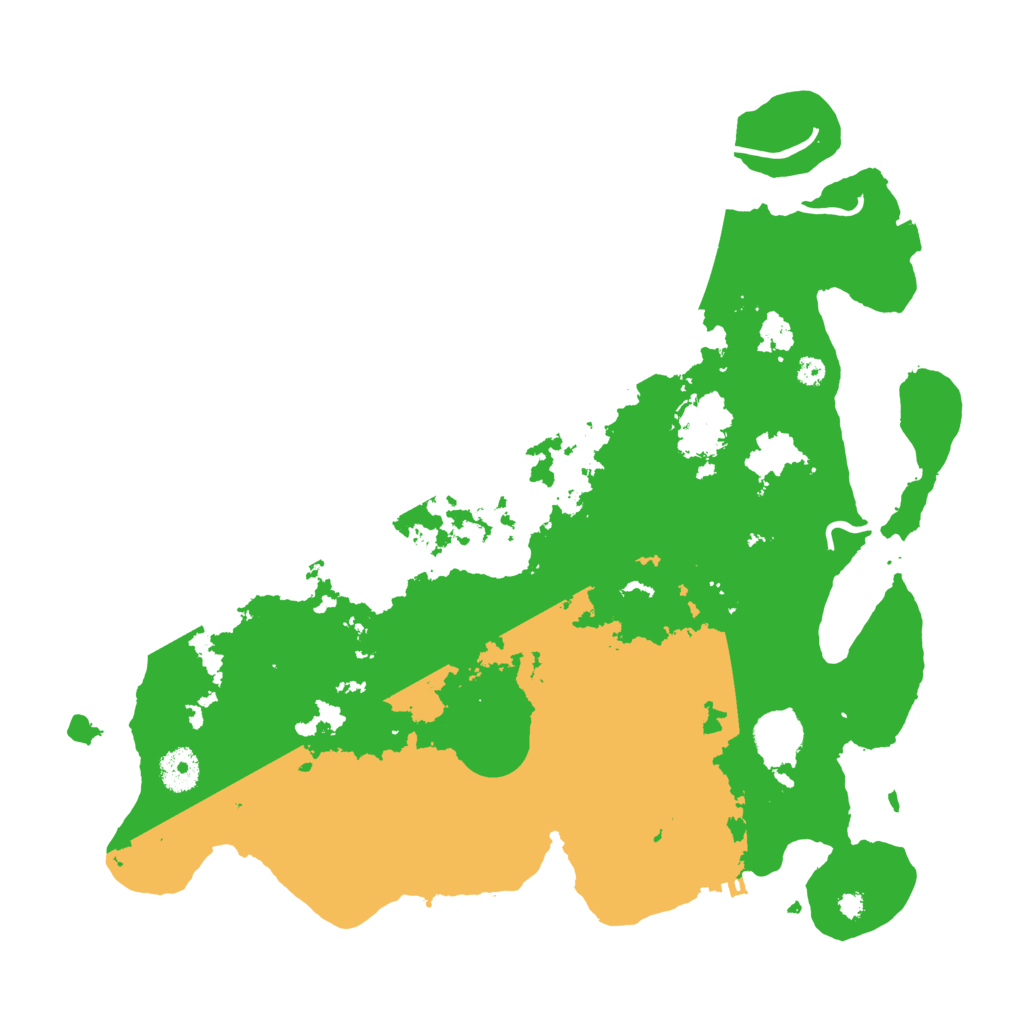 Biome Rust Map: Procedural Map, Size: 3700, Seed: 1180621367