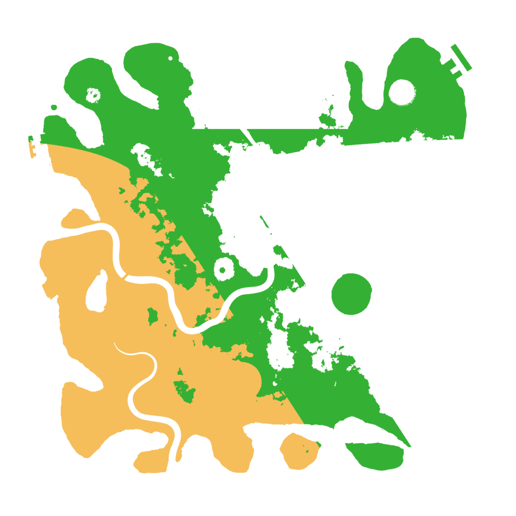 Biome Rust Map: Procedural Map, Size: 3500, Seed: 9857345