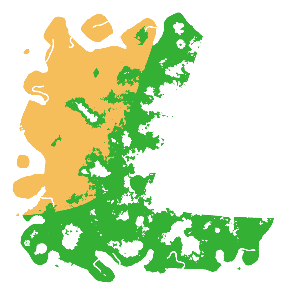 Biome Rust Map: Procedural Map, Size: 5000, Seed: 6531077