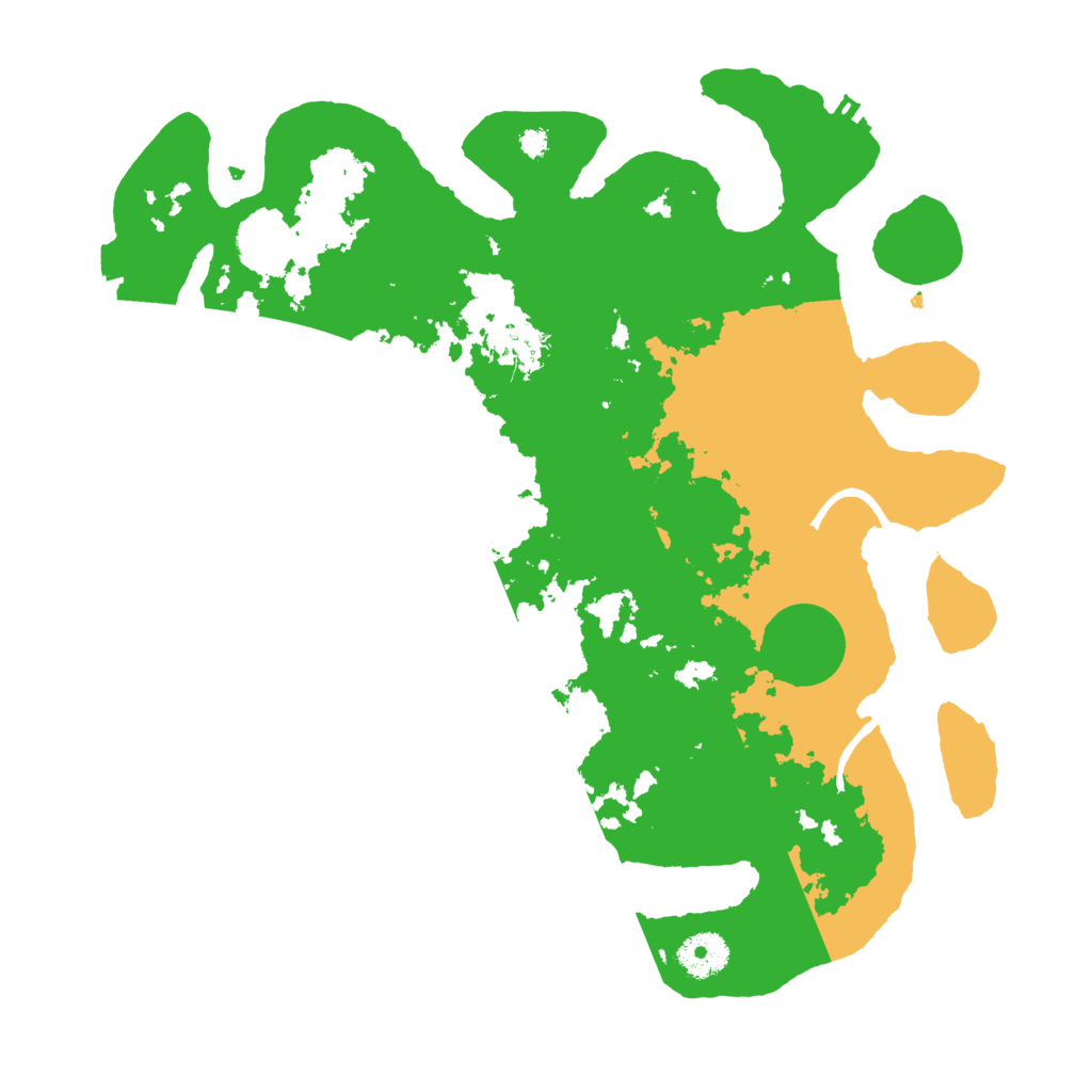 Biome Rust Map: Procedural Map, Size: 3500, Seed: 137163263