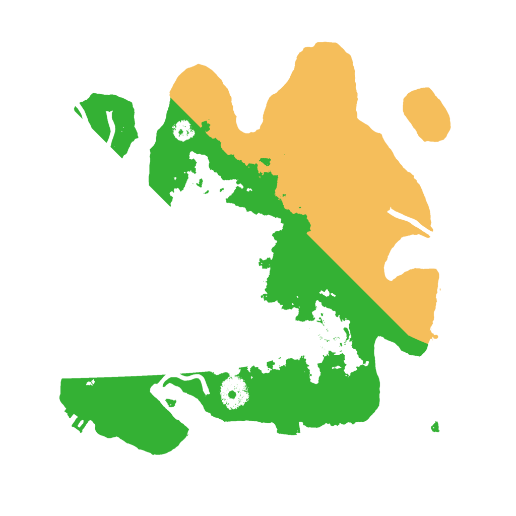 Biome Rust Map: Procedural Map, Size: 2600, Seed: 89625