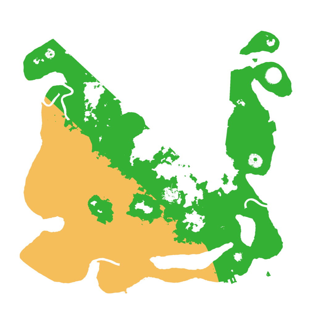 Biome Rust Map: Procedural Map, Size: 3400, Seed: 86406109